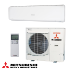 Инверторен климатик Mitsubishi Heavy Industries SRK100ZR-W + FDC100VNP
