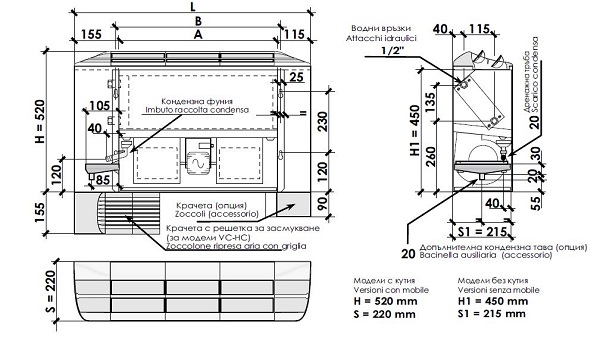 Вентилаторен конвектор за открит монтаж с долно засмукване FX - VA 630 - Image 3